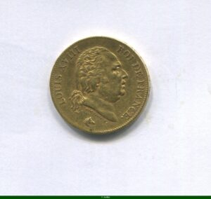 40 FRANCS OR Buste nu