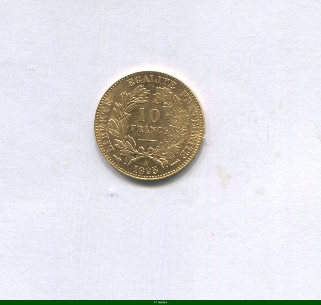 10 FRANCS OR CERES