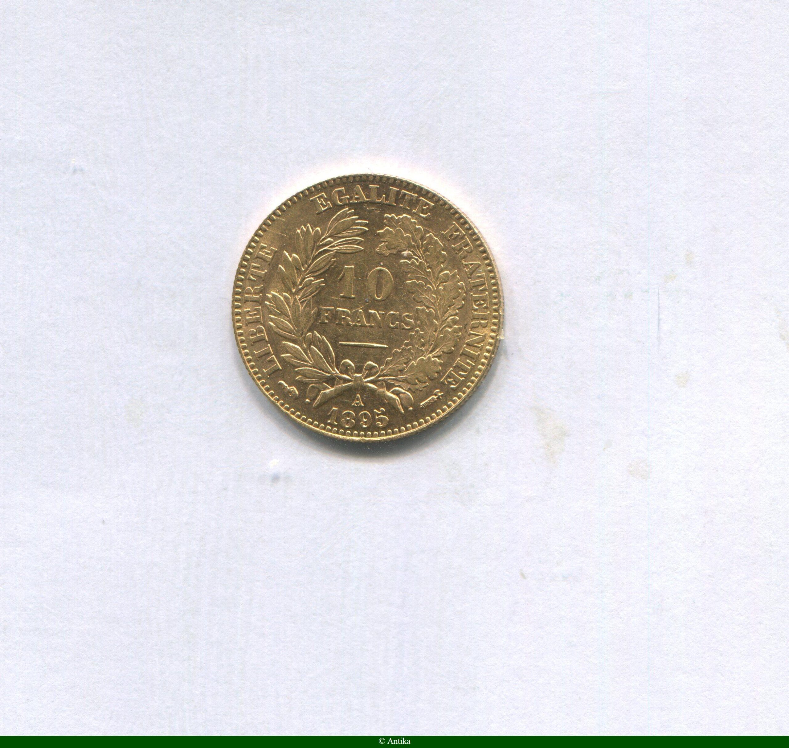 10 FRANCS OR CERES