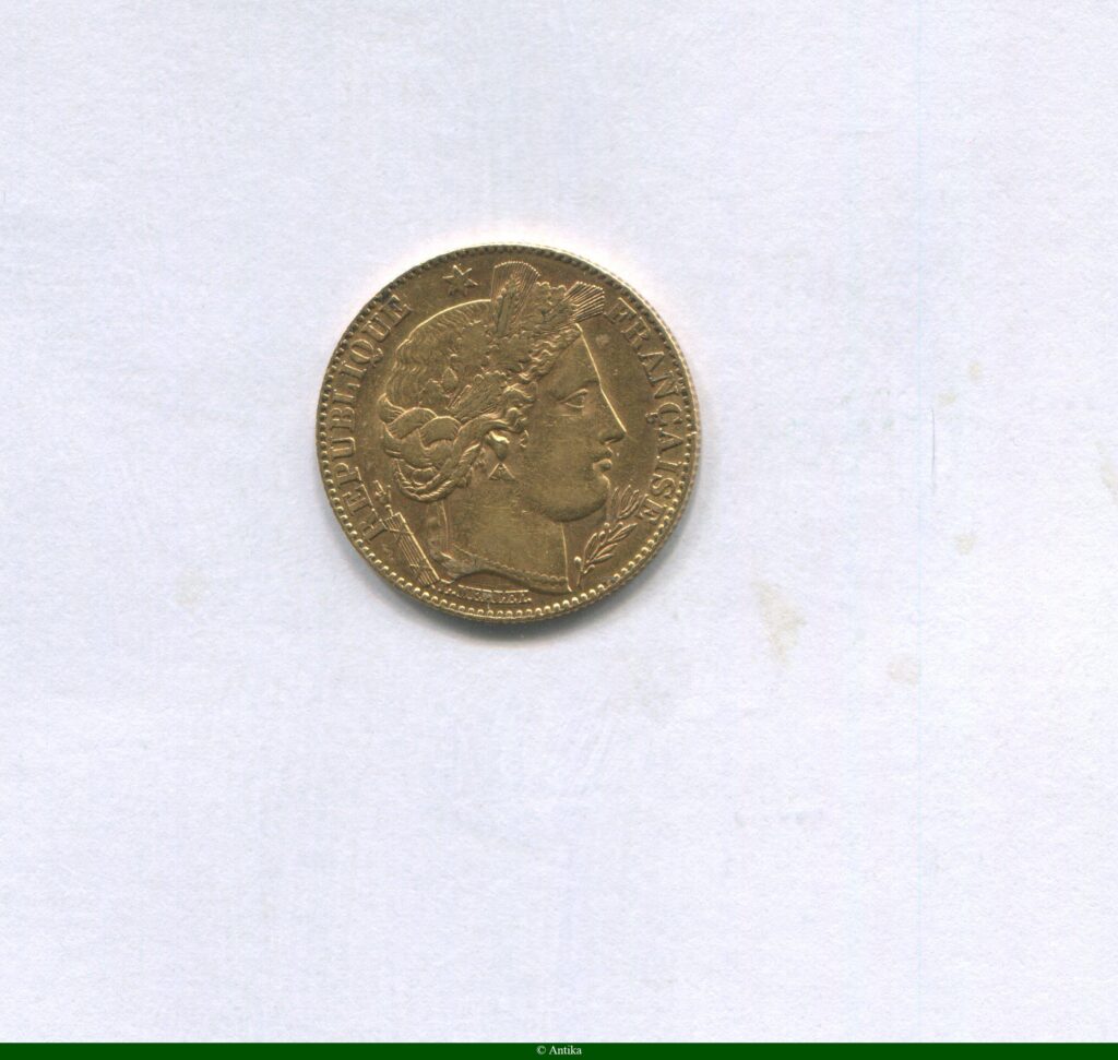 10 FRANCS OR CERES