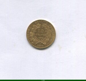10 FRANCS OR CERES