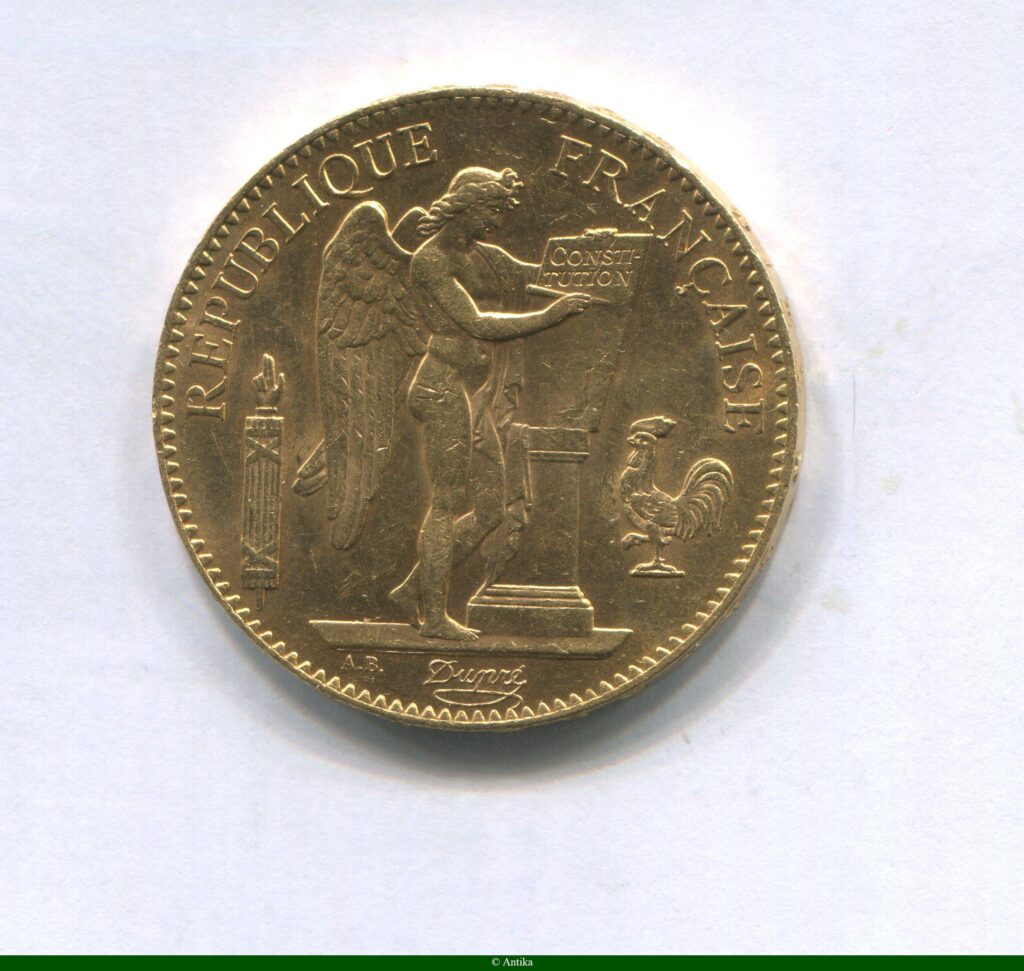 100 FRANCS OR GENIE
