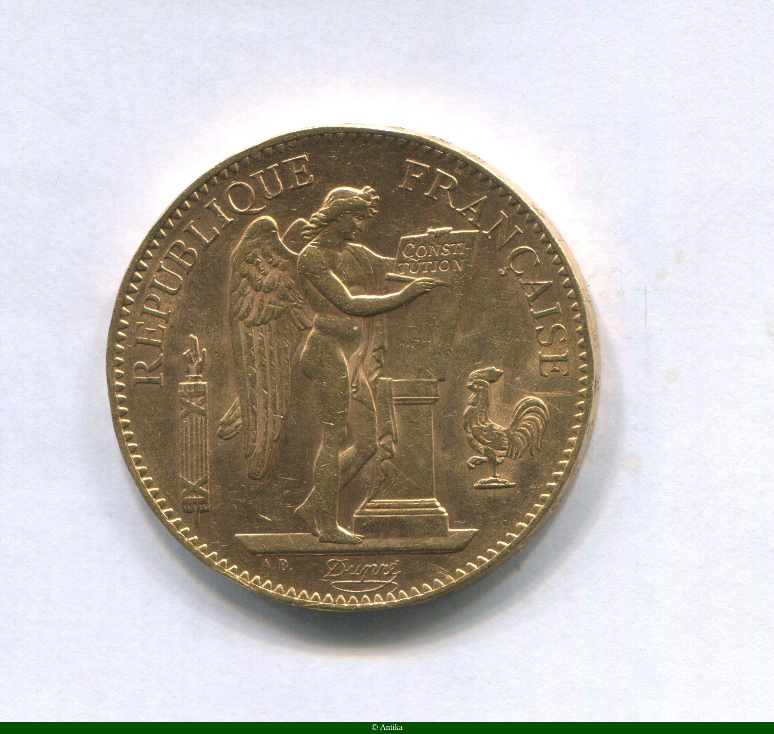 100 FRANCS OR GENIE