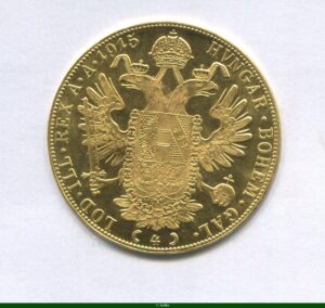 4 DUCATS FRANCOIS JOSEPH refrappe moderne 13,96 gr 986°/°°