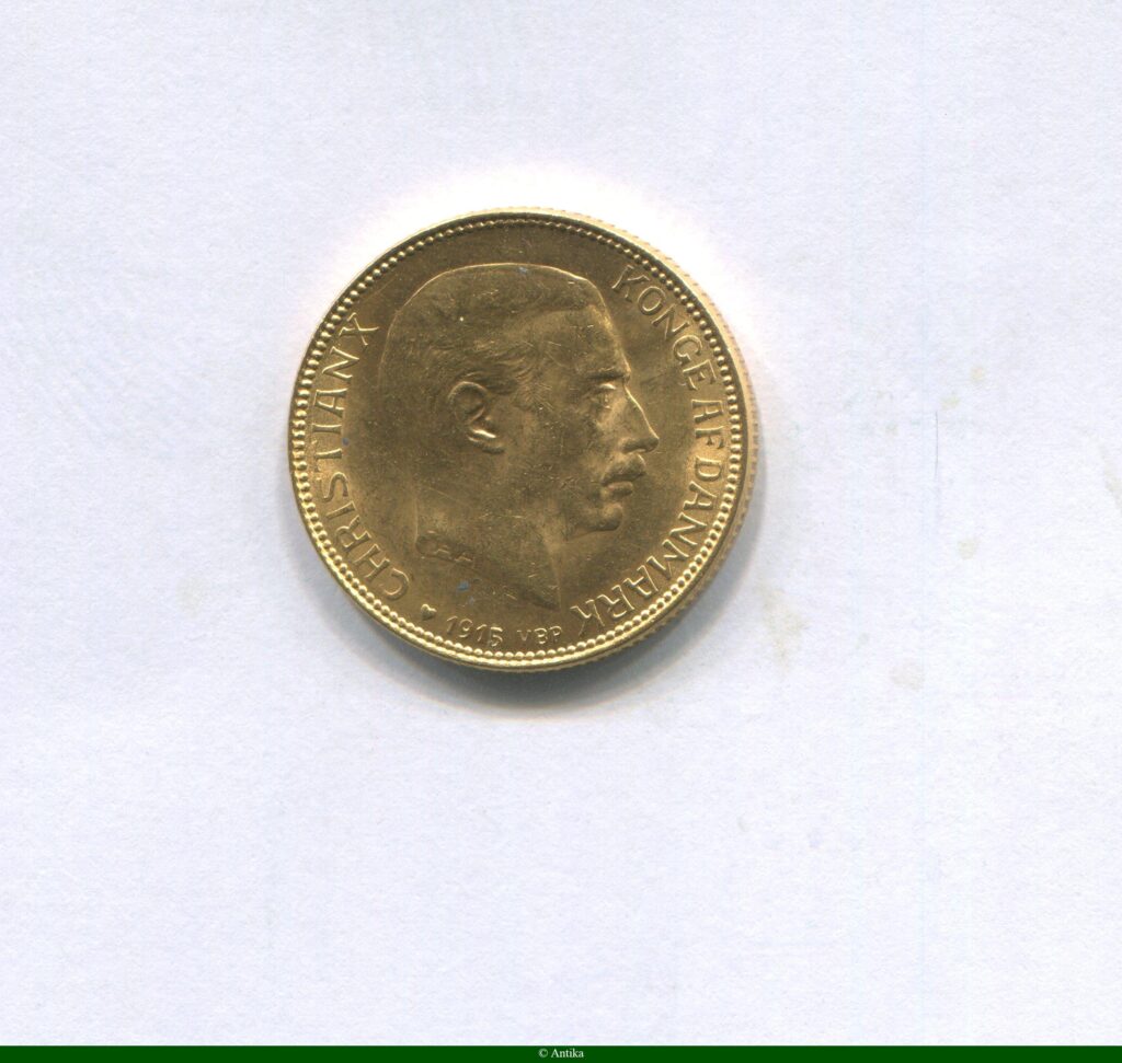 20 KRONER CHRISTIAN X 8,96 gr 900°/°°