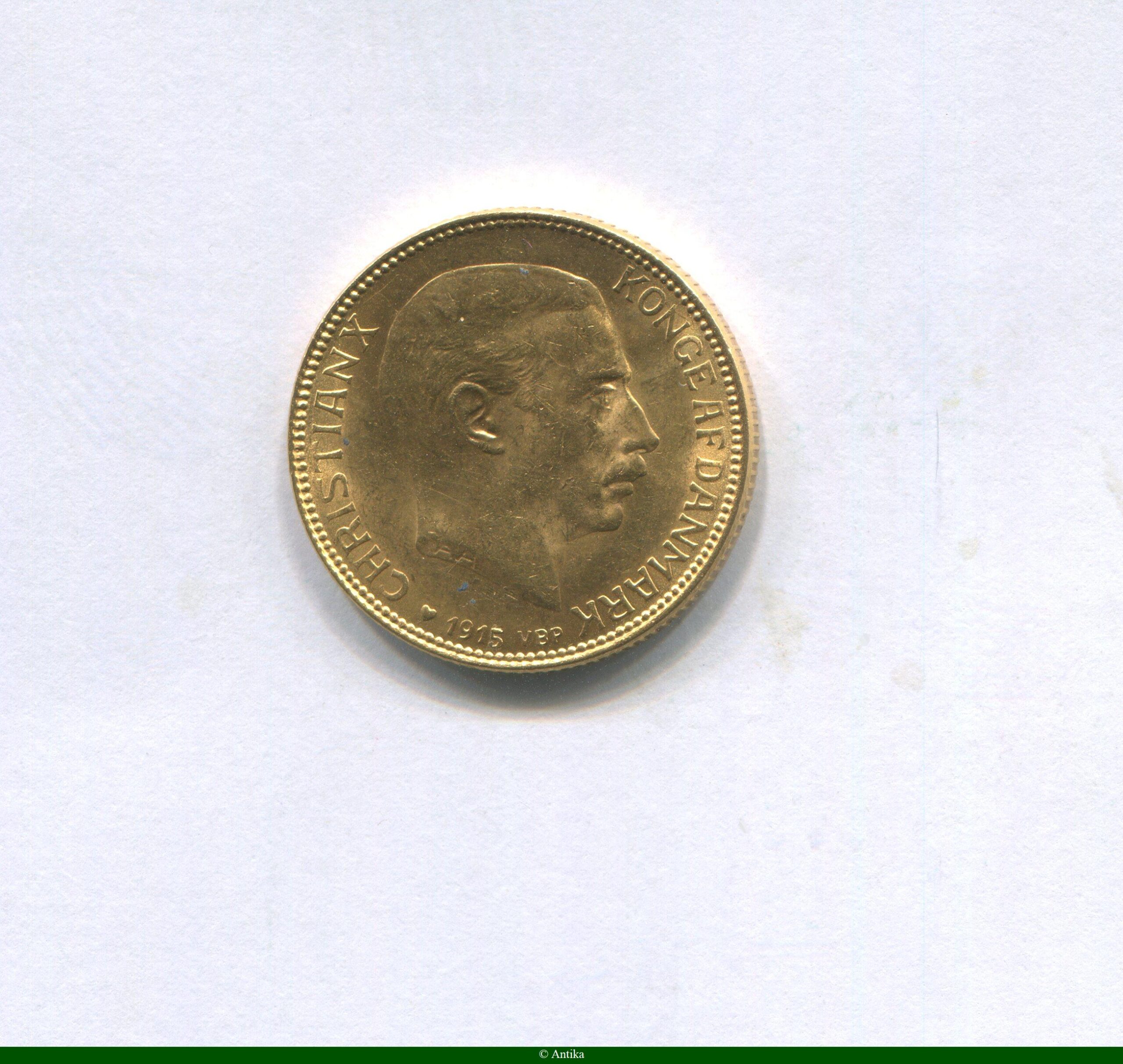 20 KRONER CHRISTIAN X 8,96 gr 900°/°°