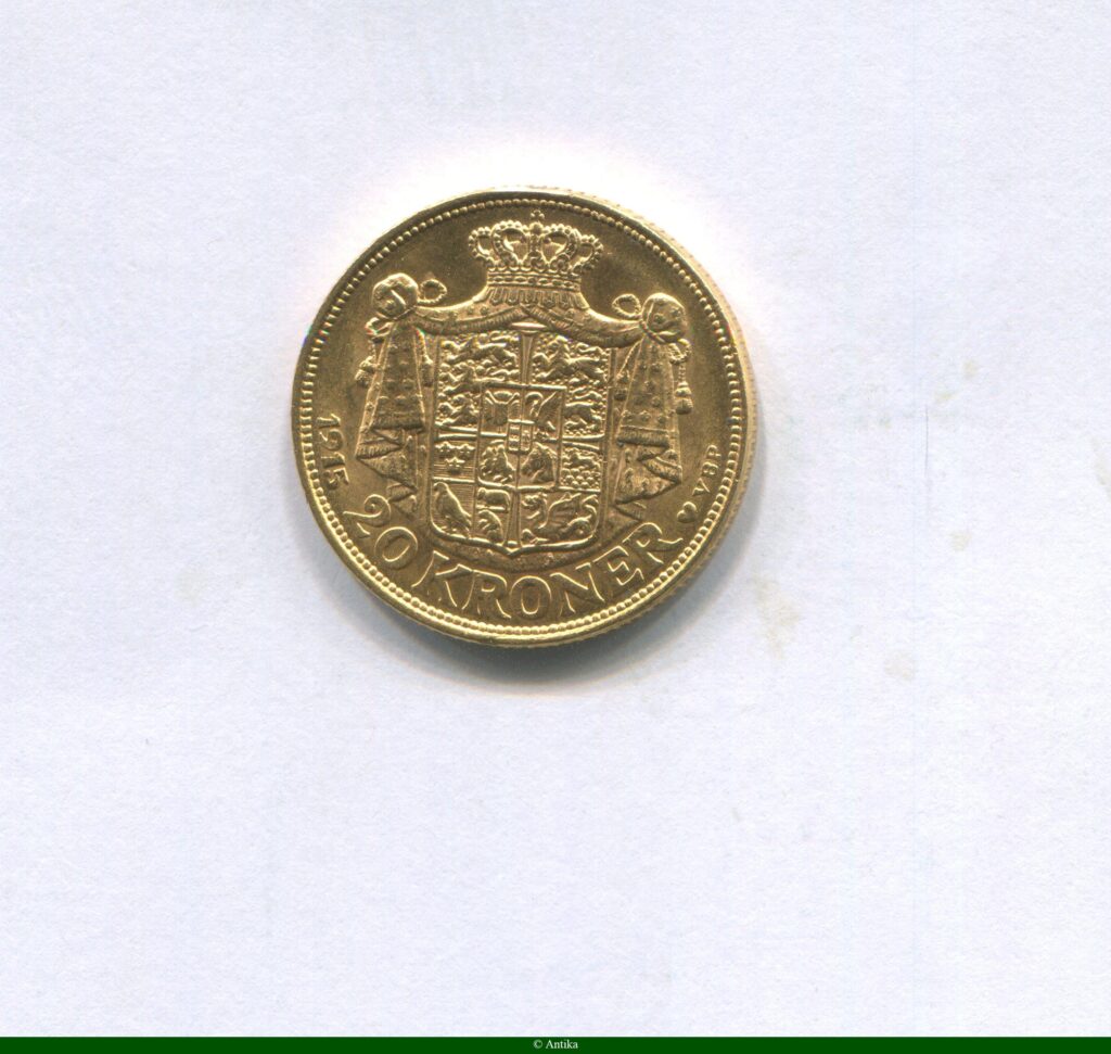 20 KRONER CHRISTIAN X 8,96 gr 900°/°°