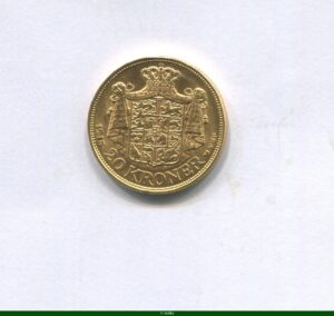 20 KRONER CHRISTIAN X 8,96 gr 900°/°°