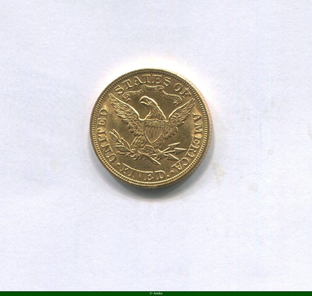 5 DOLLARS LIBERTY 8,37 gr