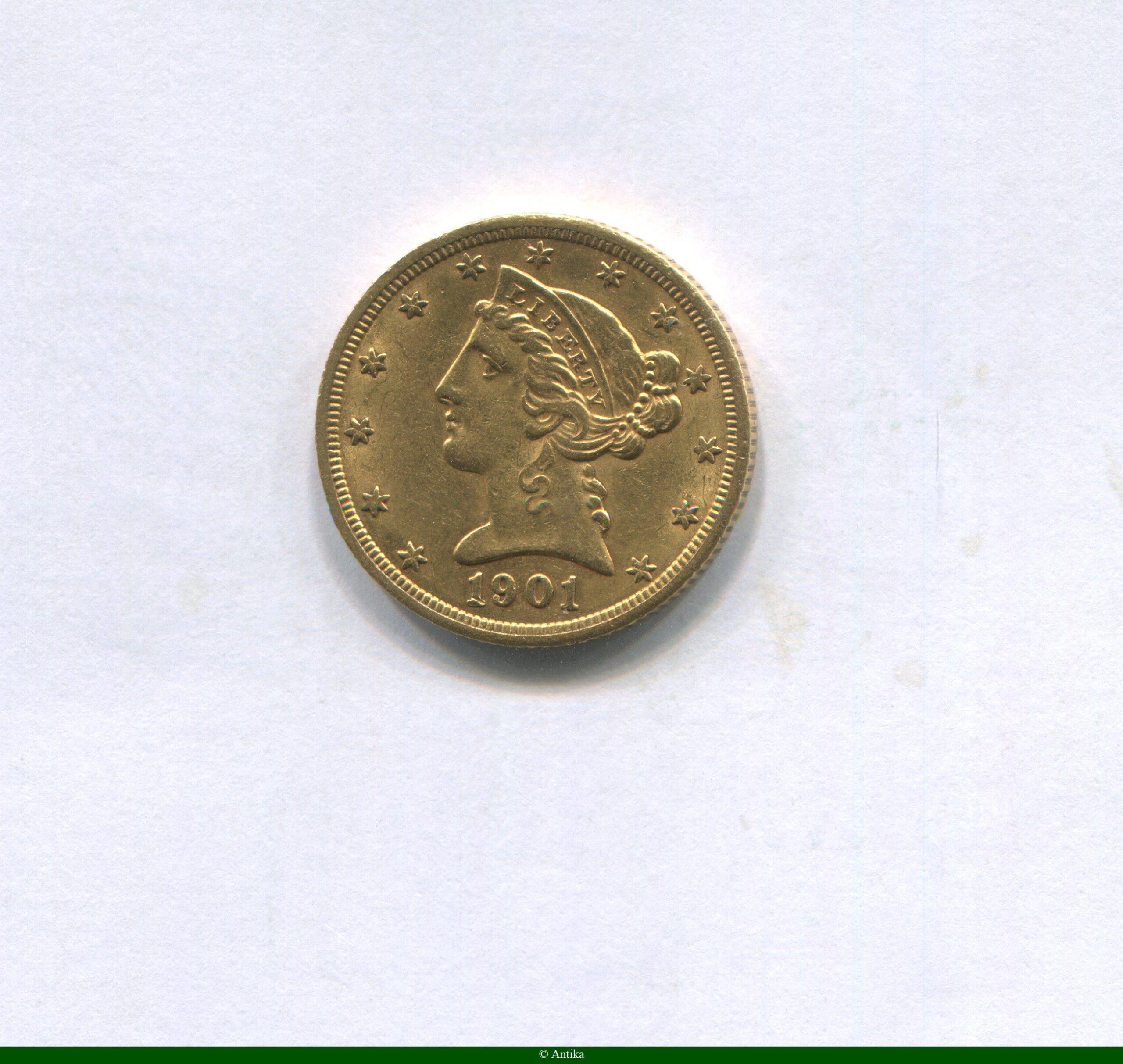 5 DOLLARS LIBERTY 8,36 gr