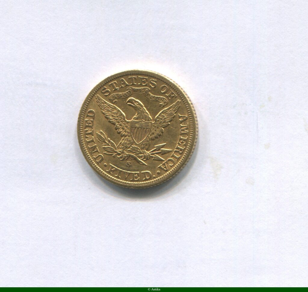 5 DOLLARS LIBERTY 8,36 gr