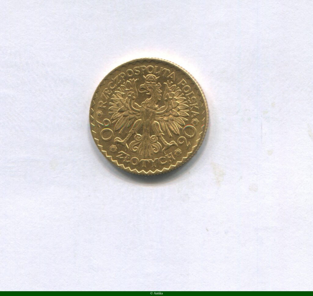 20 ZLOTYCH BOLESLAS Ier 27000 ex 6,46 gr