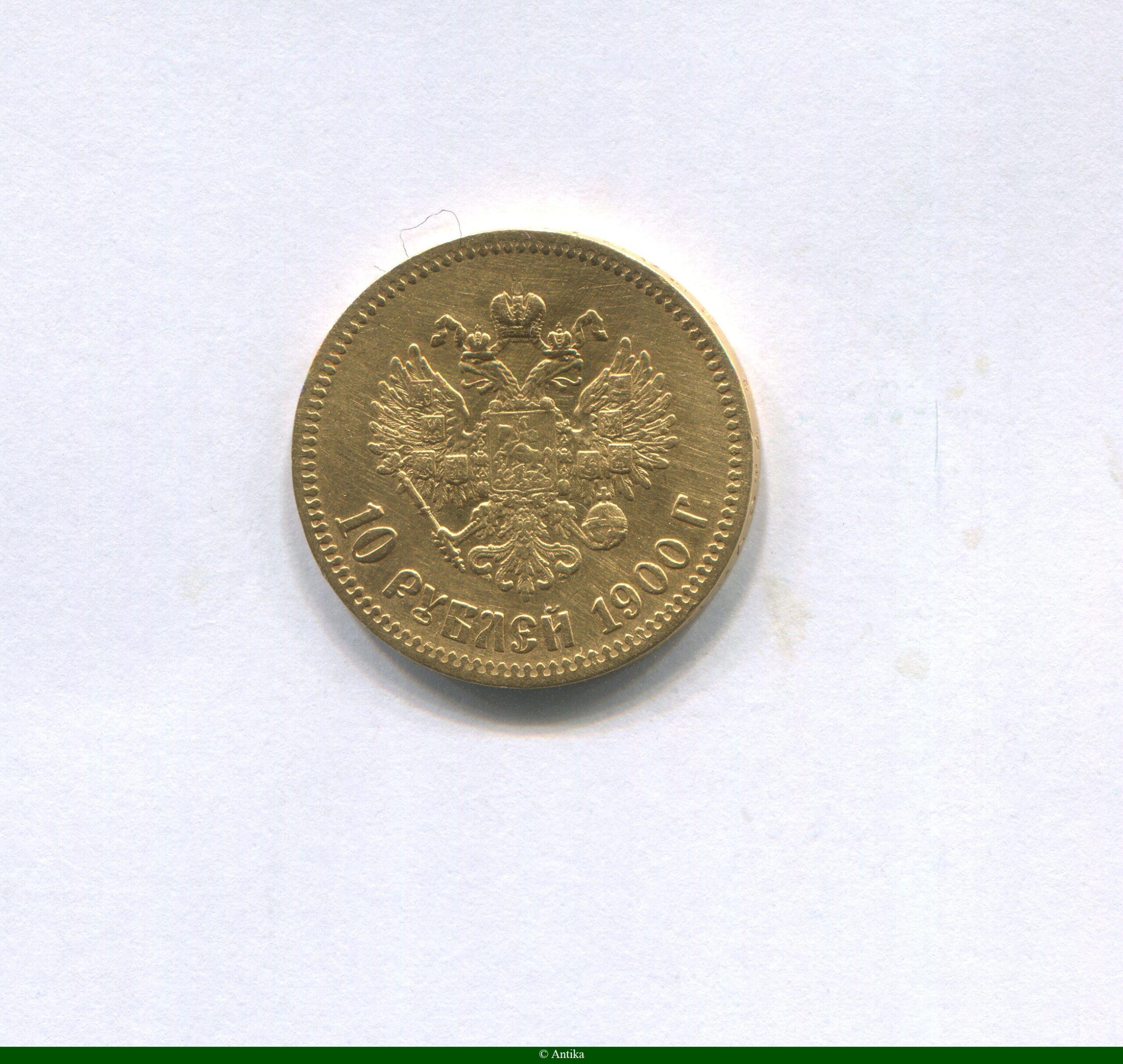 10 ROUBLES NICOLAS II 8,48 gr