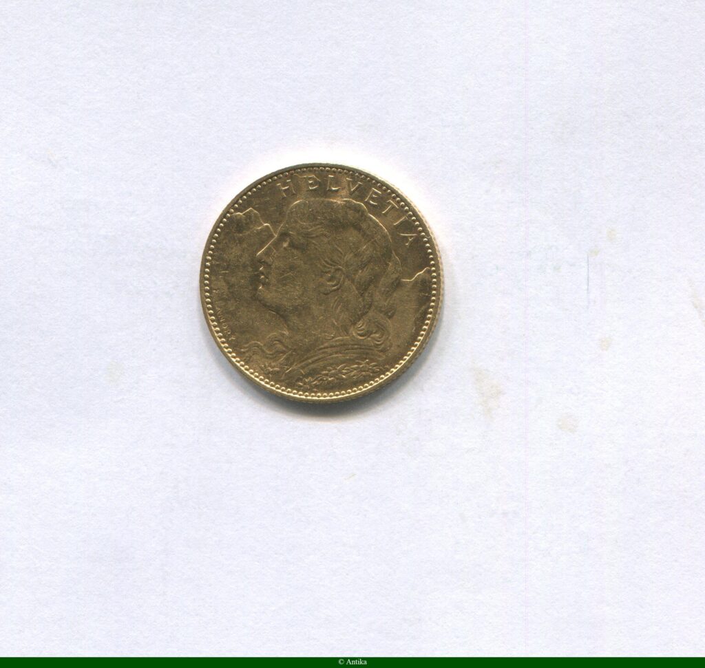 10 FRANCS HELVETIA 3,22 gr B: Berne