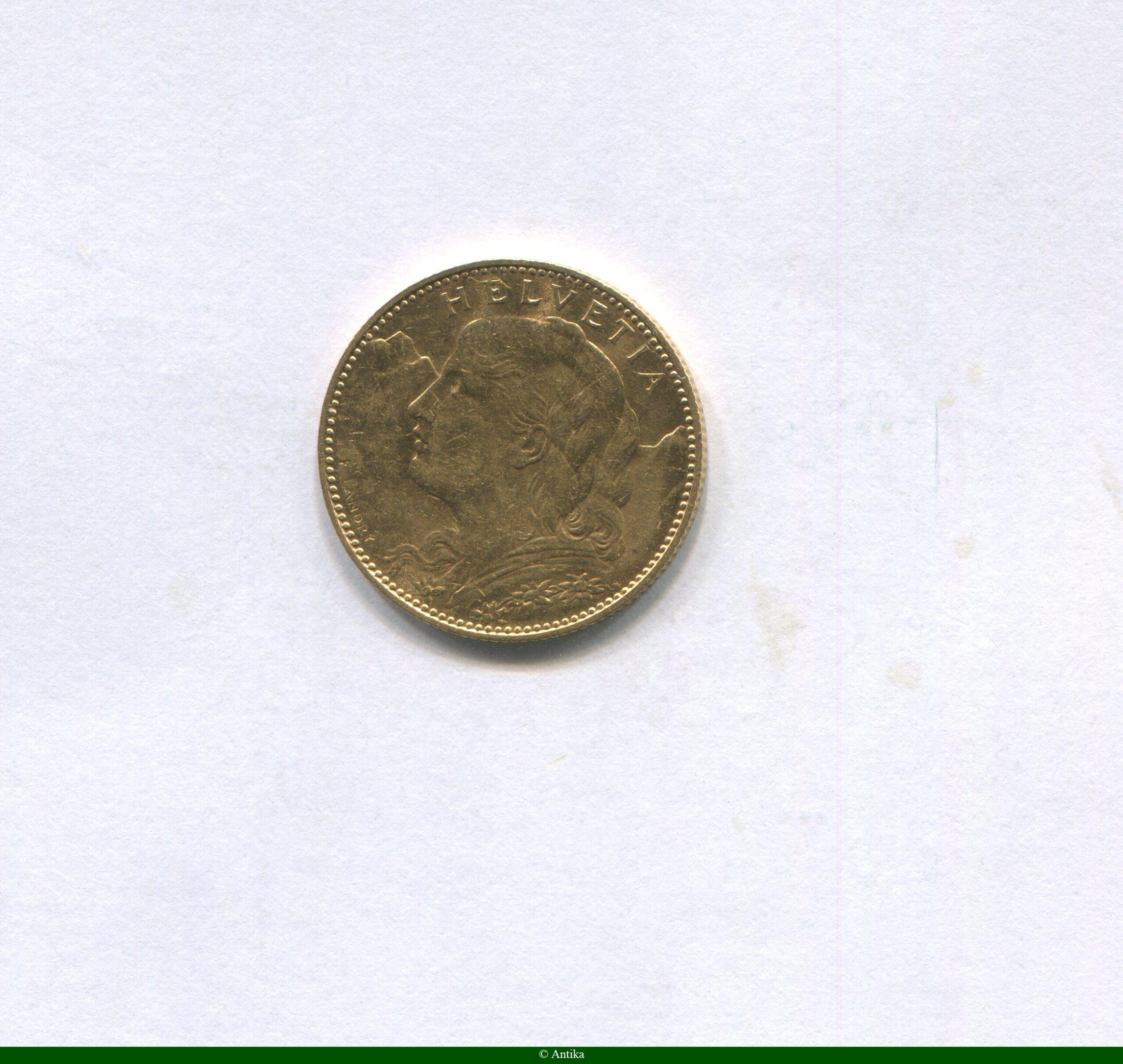 10 FRANCS HELVETIA 3,22 gr B: Berne