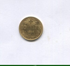 10 FRANCS HELVETIA 3,22 gr B: Berne