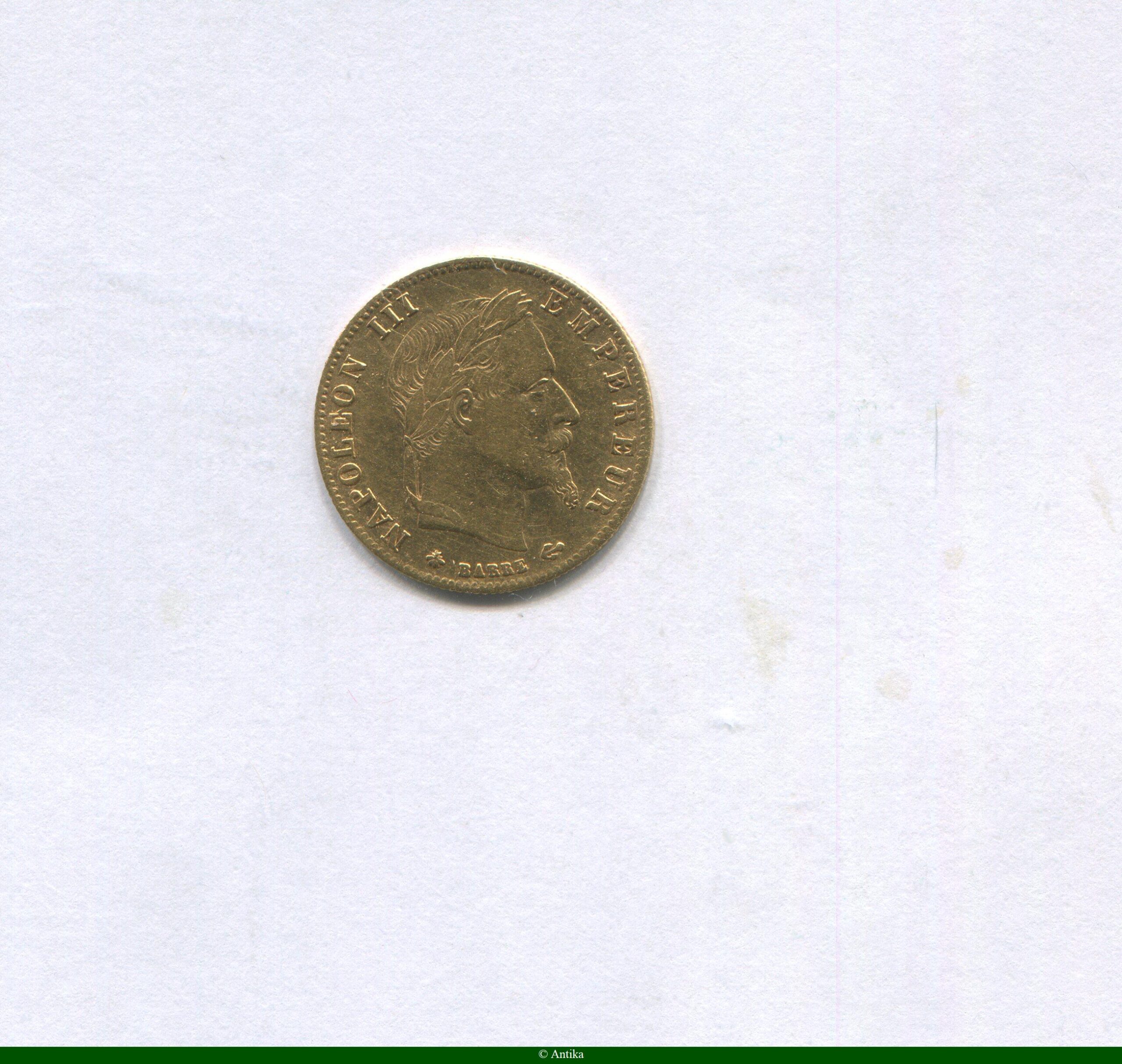 5 FRANCS OR NAP III T.L