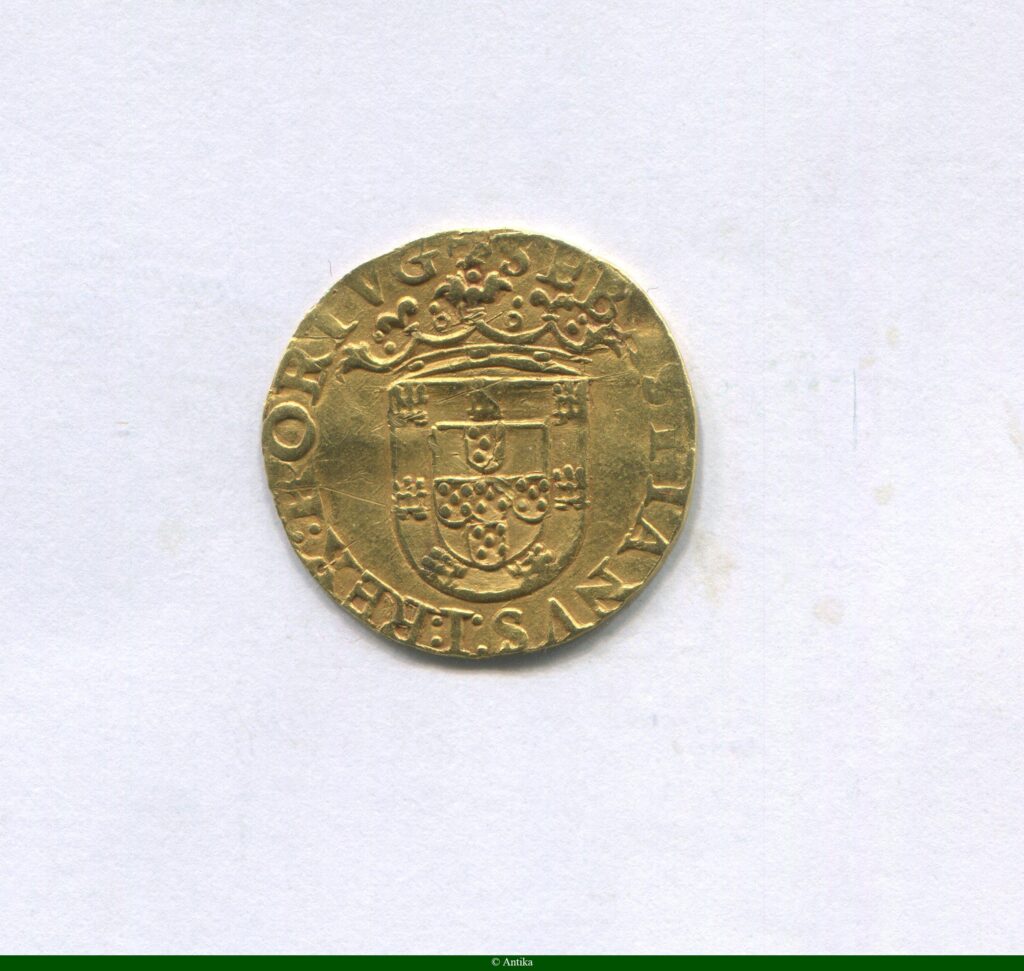 500 REIS/CRUZADO SEBASTIEN 3,80 gr Lisbonne