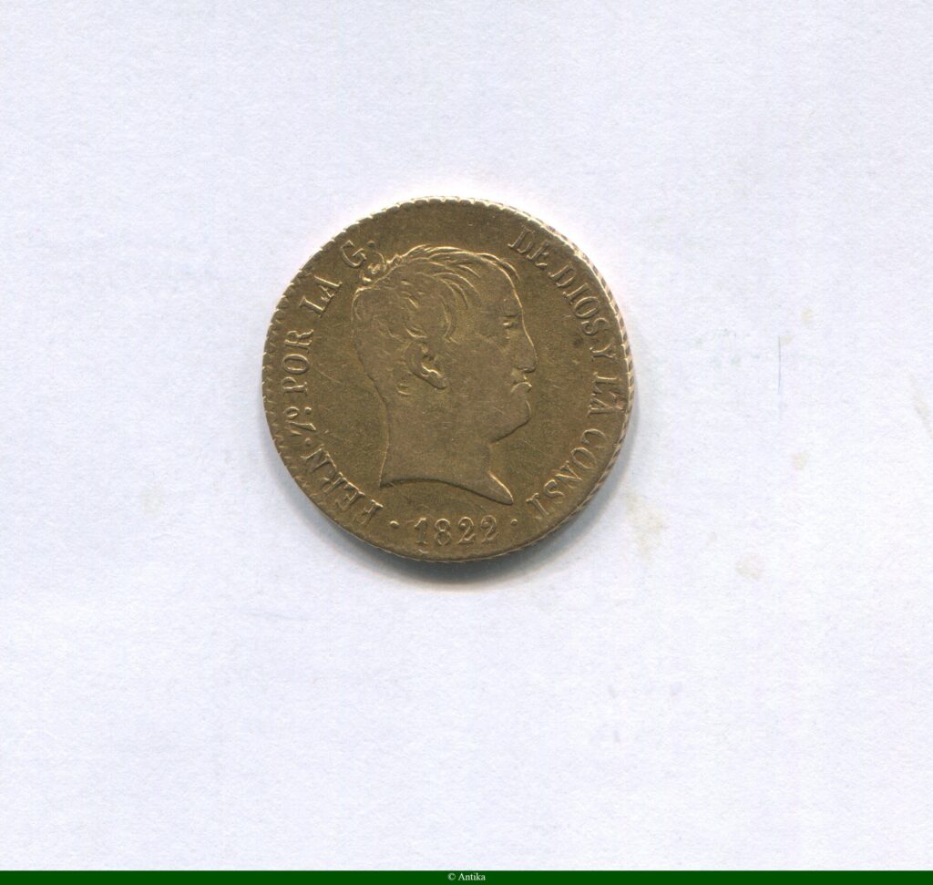 80 REALES FERDINAND VII 6,71 gr Madrid