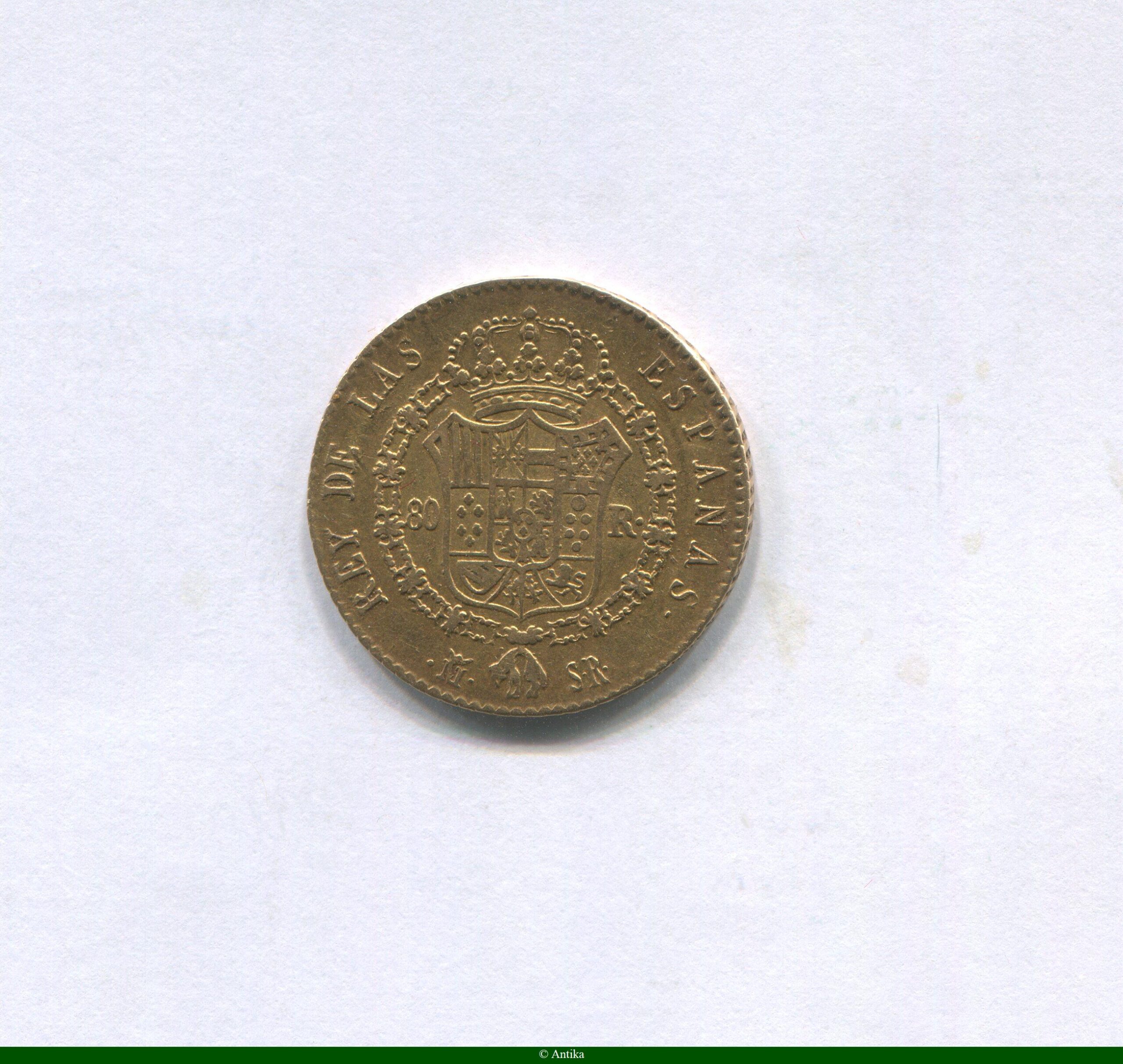 80 REALES FERDINAND VII 6,71 gr Madrid