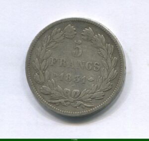 5 FRANCS T.L Ier Type