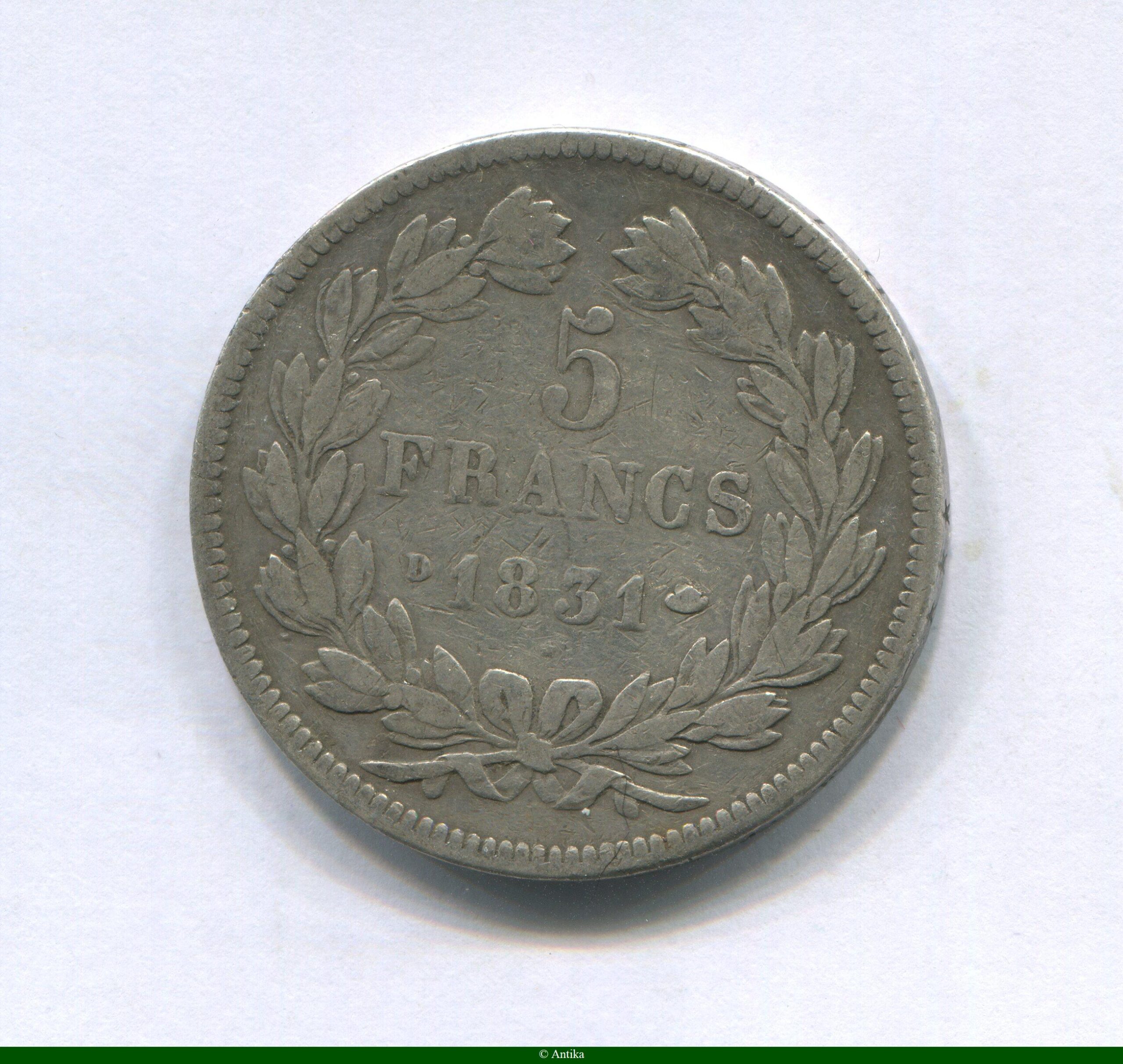 5 FRANCS T.L Ier Type