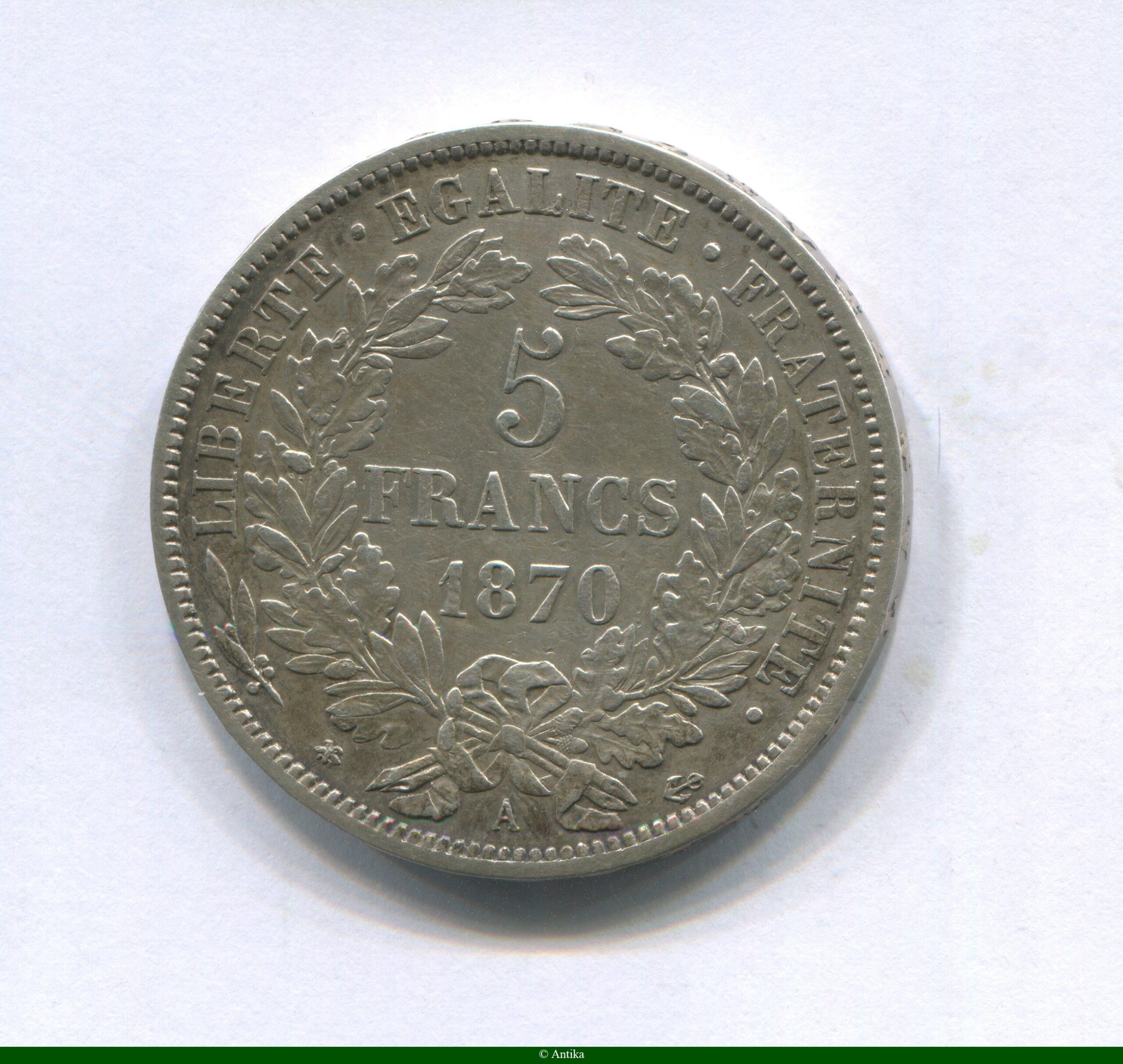 5 FRANCS CERES avec légende