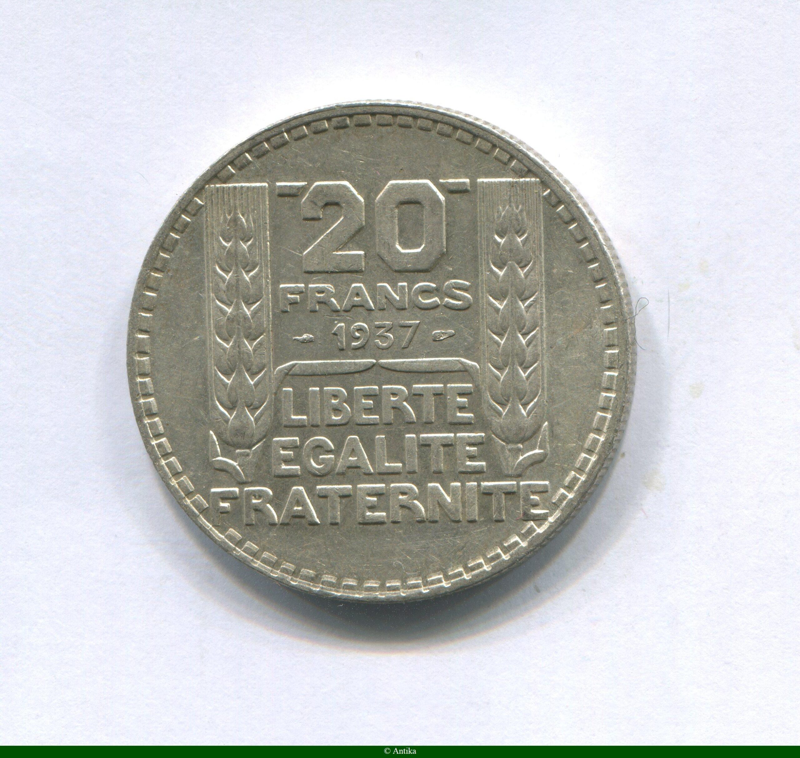 20 FRANCS TURIN Argent