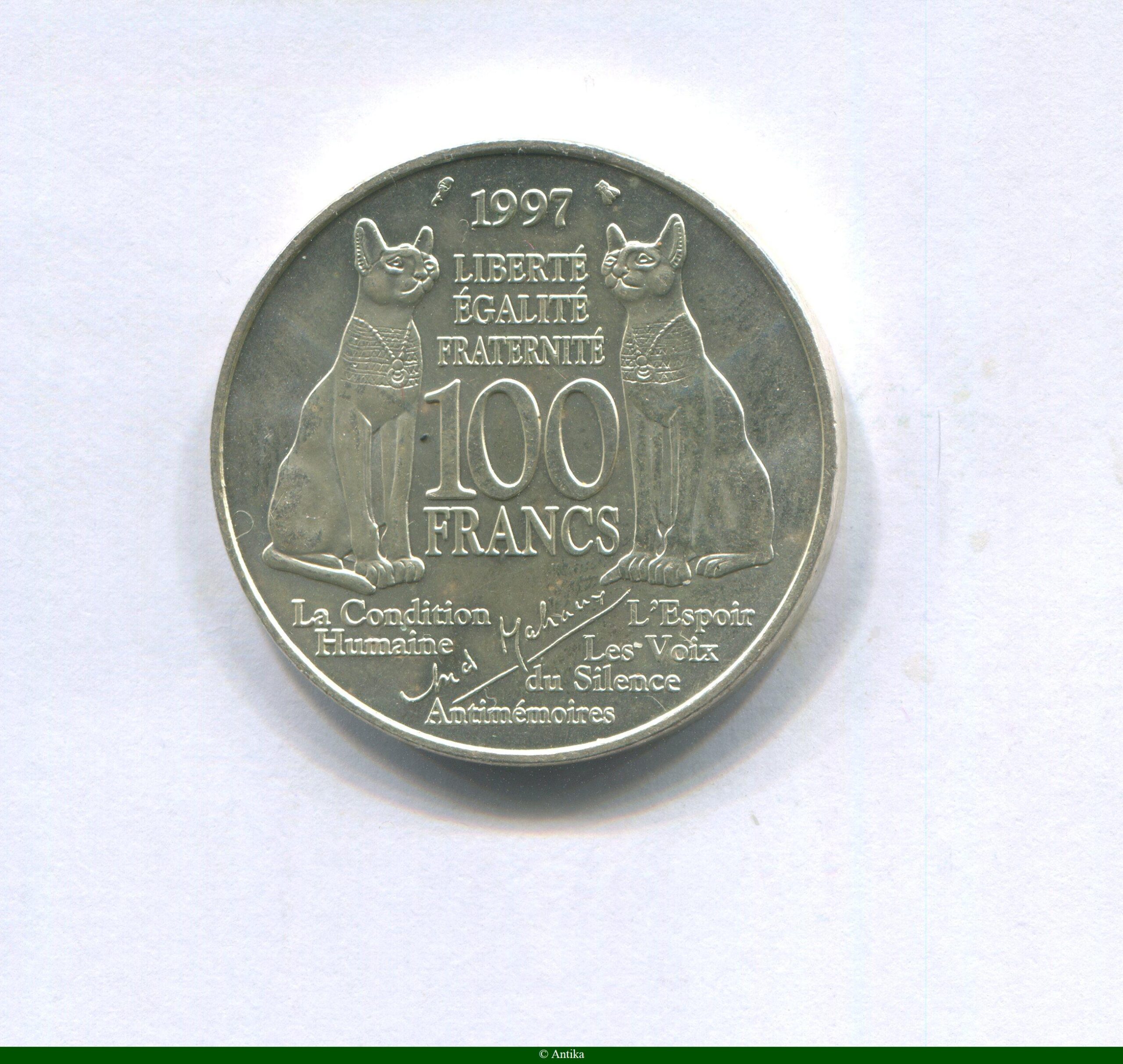 100 FRANCS ANDRE MALRAUX