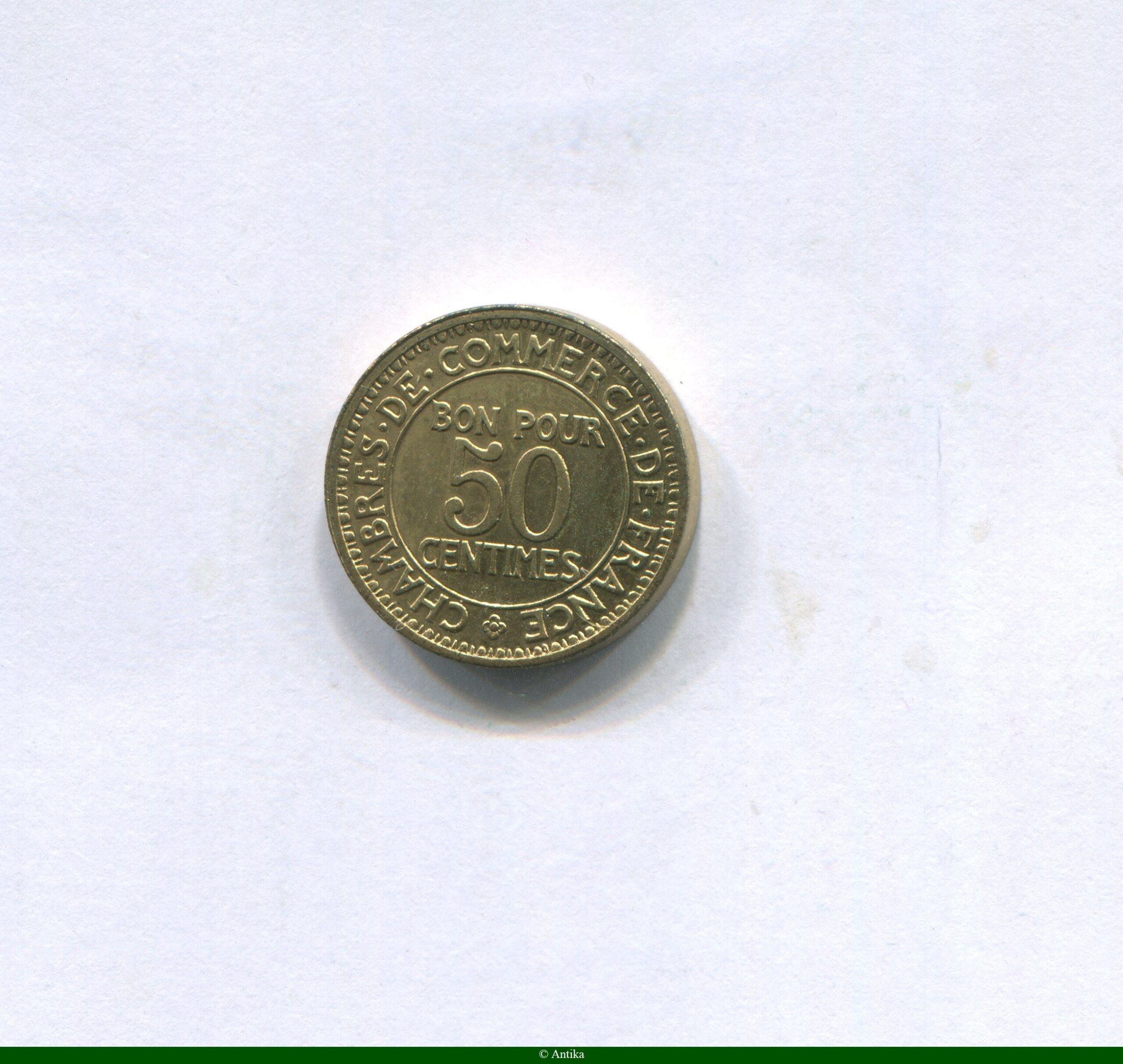 50 CENTIMES Chambre de Commerce