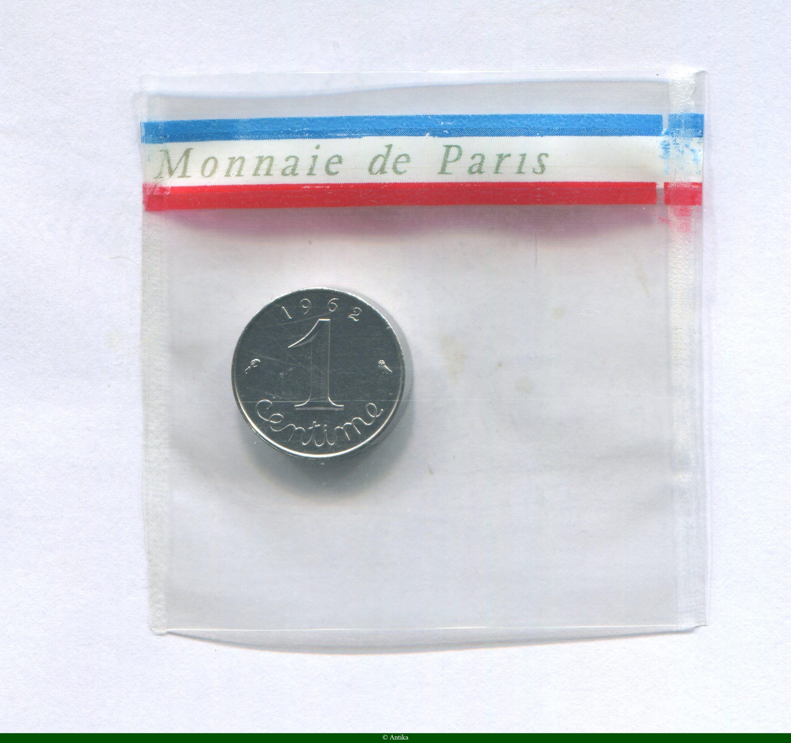 1 CENTIME EPI Acier Inoxidable