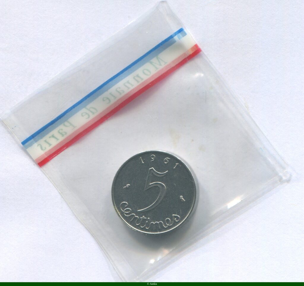 5 CENTIMES EPI Acier Inoxidable