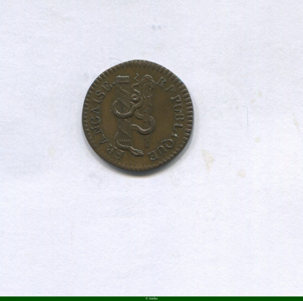10 CENTIMES Module Faisceau-massue & Serpent