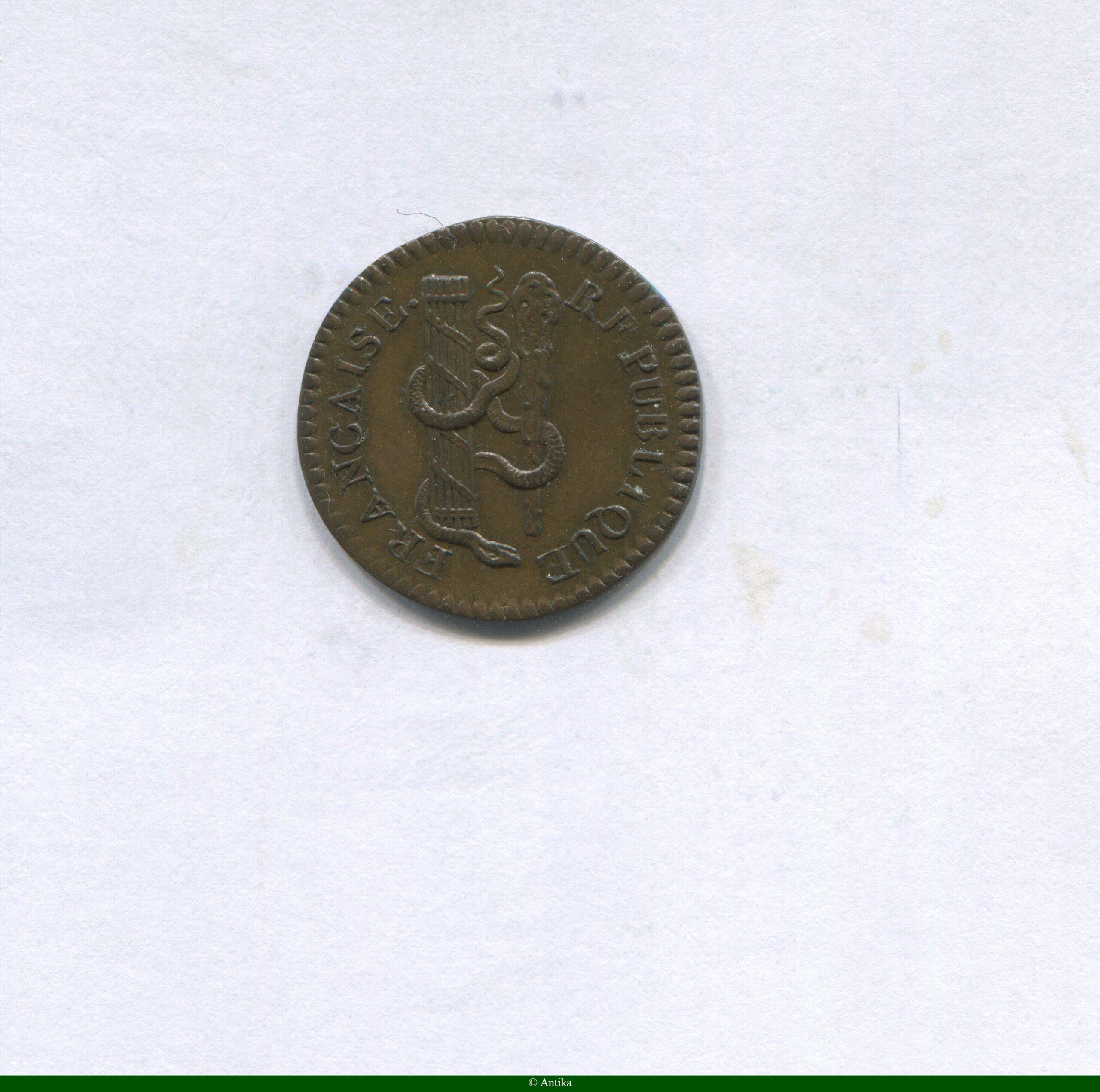 10 CENTIMES Module Faisceau-massue & Serpent
