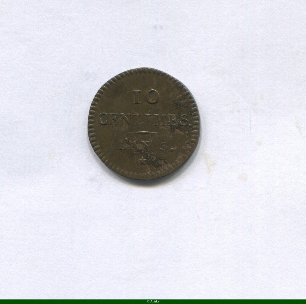 10 CENTIMES Module Faisceau-massue & Serpent