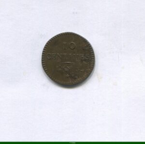 10 CENTIMES Module Faisceau-massue & Serpent