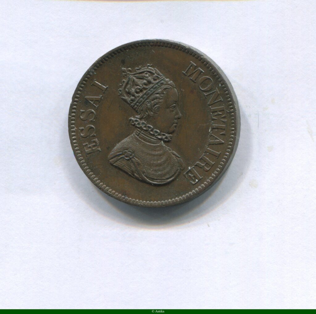 1 DECIME PIECE D'ESSAI HENRI V Couronné