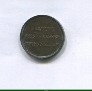 2 FRANCS MODULE 2 Frs Presses Thonnelier