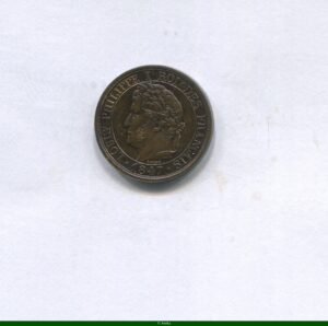 2 CENTIMES ESSAI 2 C Br Type à la Charte de 1830