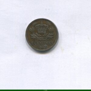 2 CENTIMES ESSAI Bronze Type à la Couronne