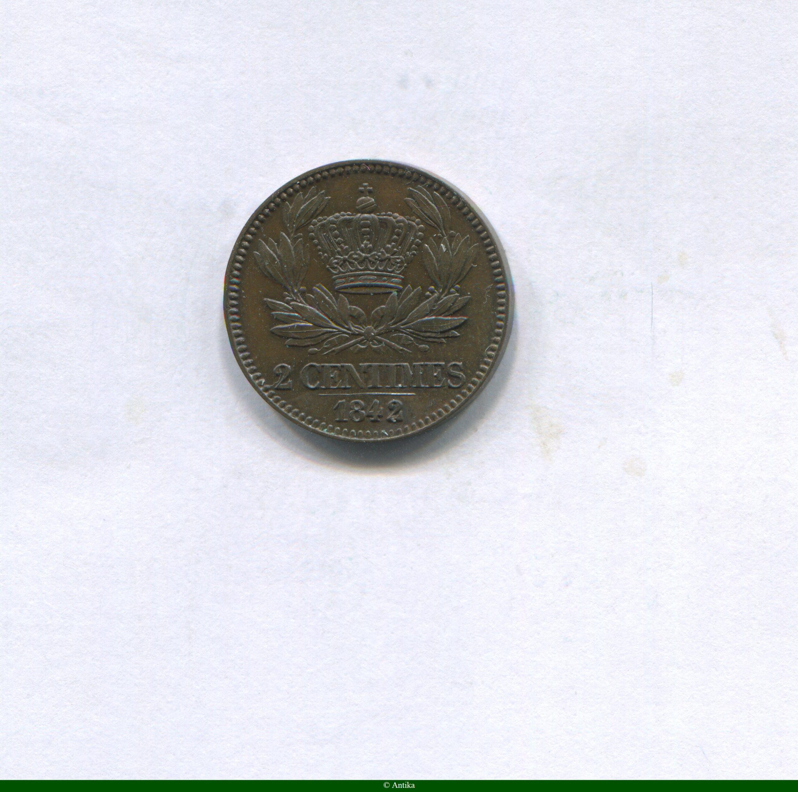 2 CENTIMES ESSAI Bronze Type à la Couronne