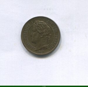 5 CENTIMES ESSAI 5 CENT Bronze Type à la Charte de 1830
