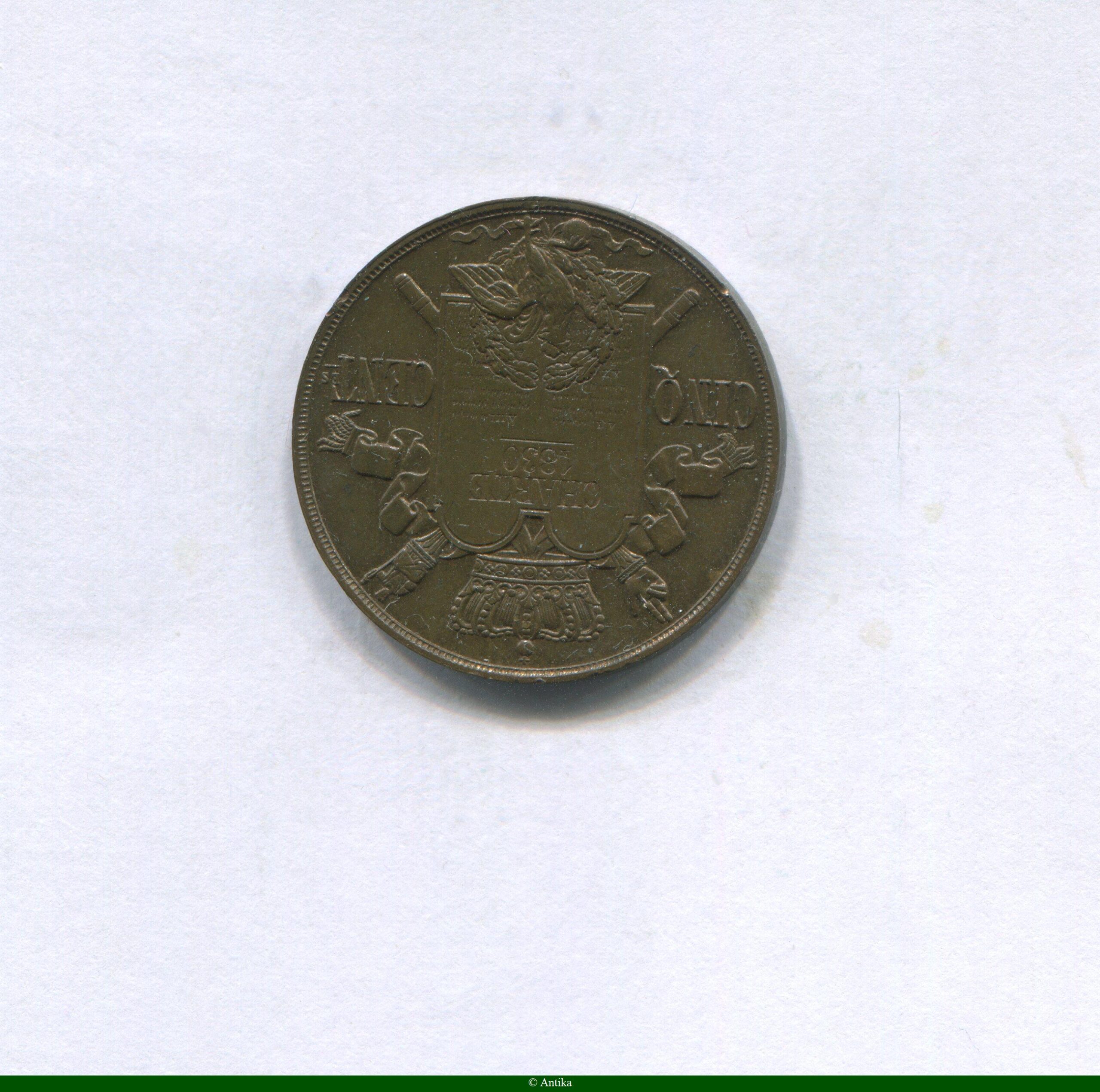 5 CENTIMES ESSAI 5 CENT Bronze Type à la Charte de 1830