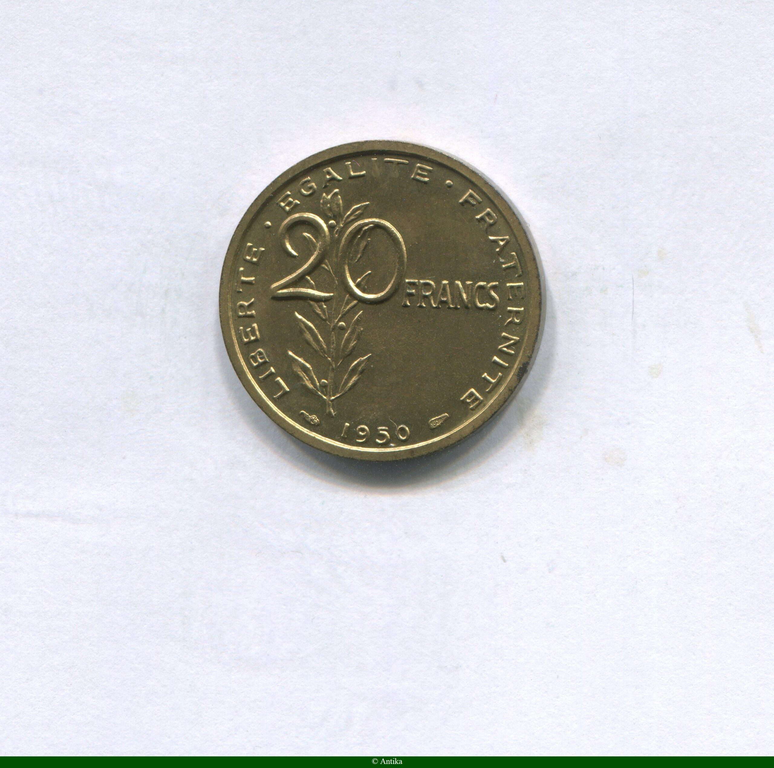 20 FRANCS PRE-SERIE de GUZMAN sans le mot ESSAI
