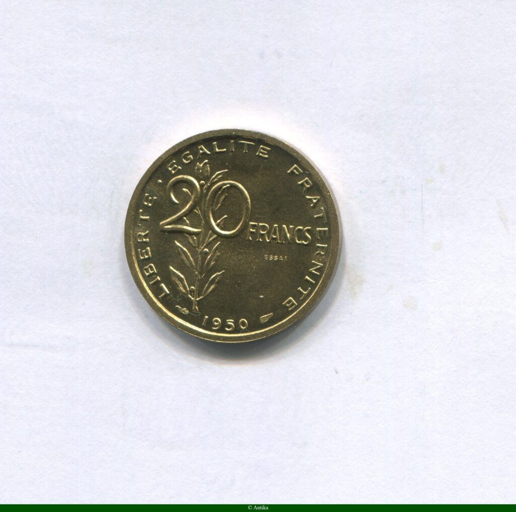 20 FRANCS CONCOURS de GUZMAN