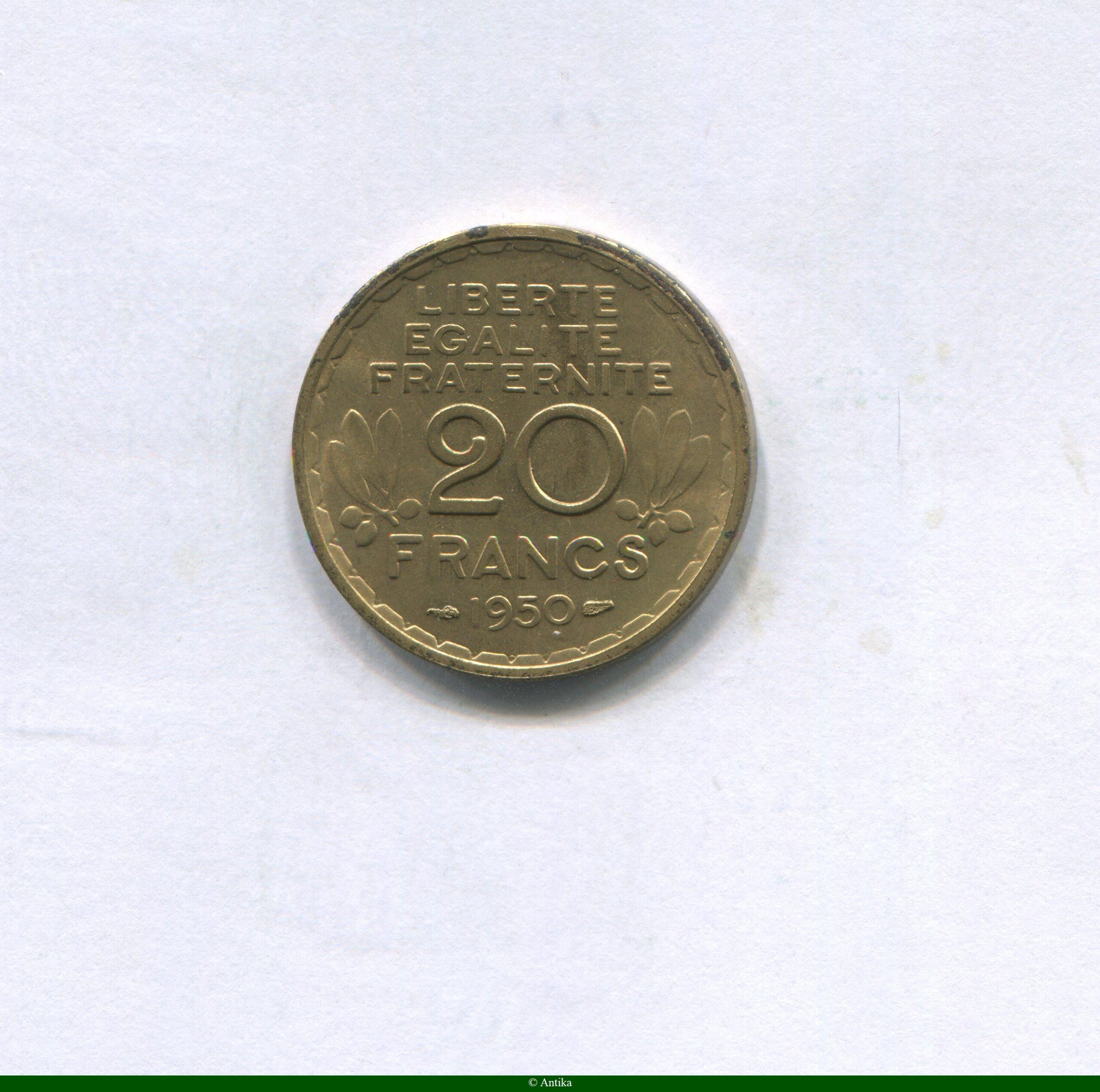 20 FRANCS PRE-SERIE de MORLON sans le mot ESSAI