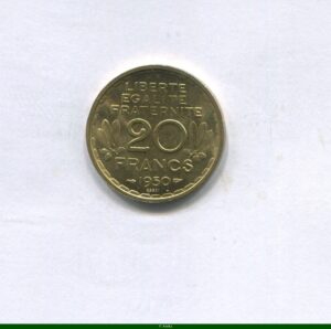 20 FRANCS CONCOURS de MORLON