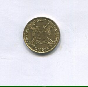 20 FRANCS PRE-SERIE de TURIN sans le mot ESSAI