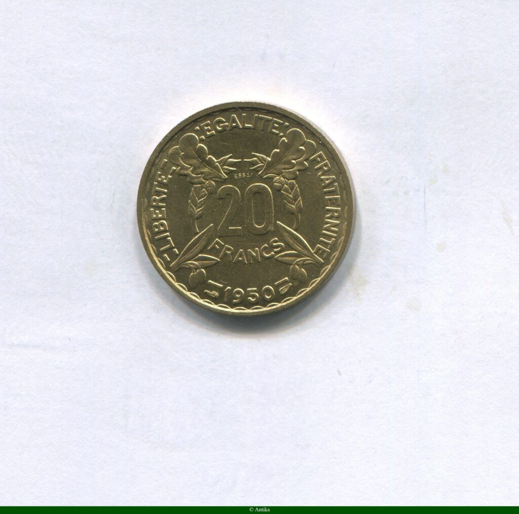 20 FRANCS CONCOURS de TURIN
