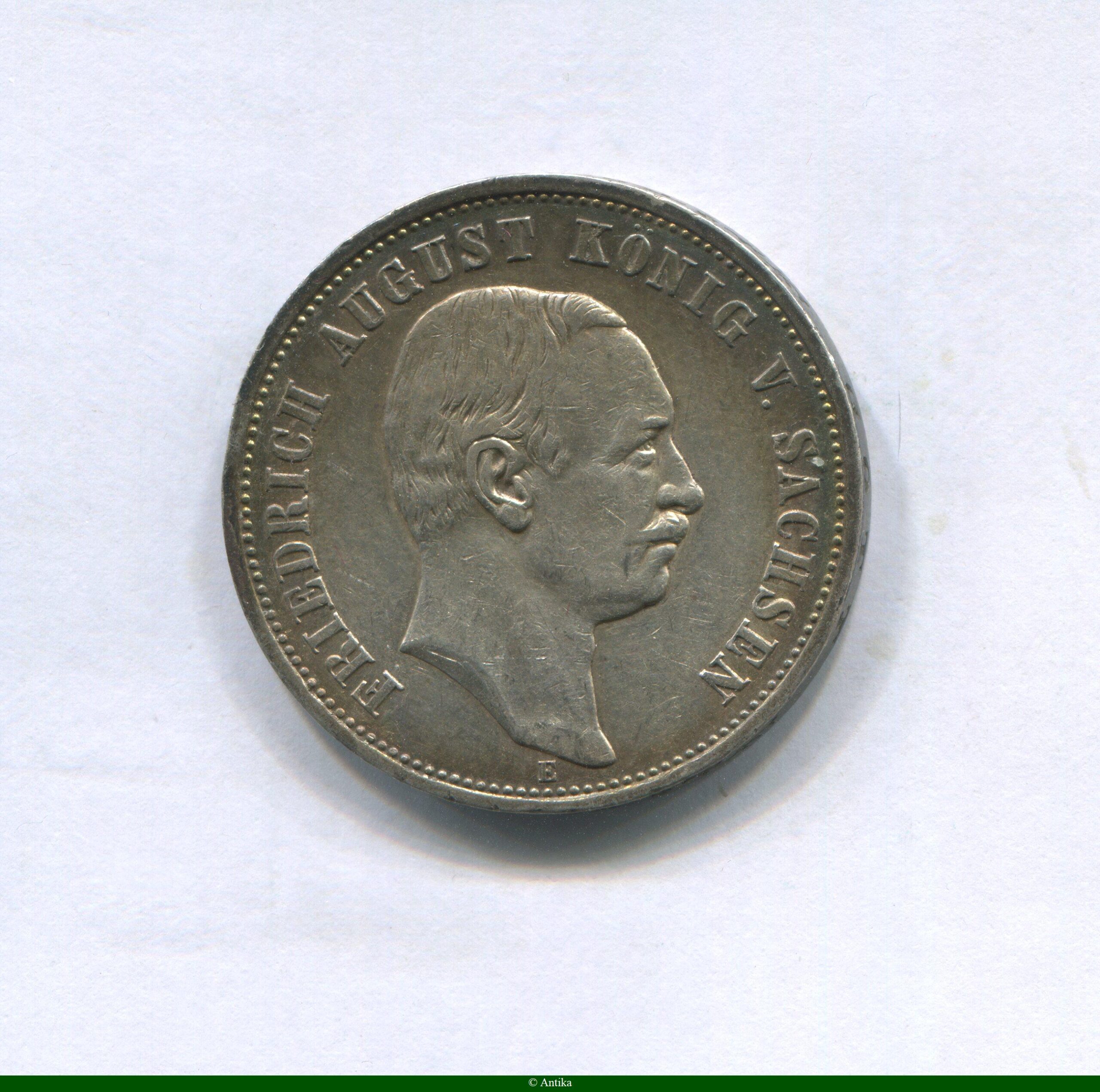 3 MARK Argt FREDERIC-AUGUSTE III E:Muldenhutten
